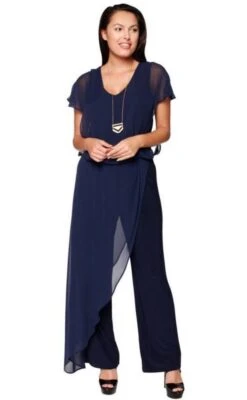 Last Tango Jumpsuit -Vogue Store 19087 NAVY l
