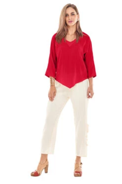 Lynn Top -Vogue Store 19491 CRIMSON l