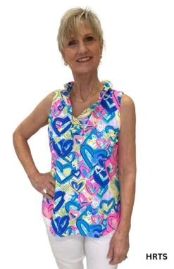 Ruffle Top -Vogue Store 19779 HRTS l