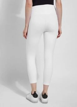 Lysse Cotton Crop Leggings 7 Lysse Cotton Crop Leggings -Vogue Store 25938 WHITE l