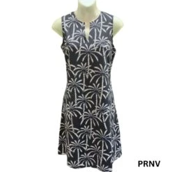 Lulu B V- Neck Cut Swing Dress -Vogue Store 26207 PRNV l