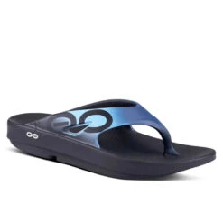 OOfos Unisex Ooriginal Sport Sandal -Vogue Store 27450 BLKAZUL l