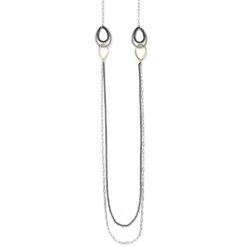 Neptune's Rings Night Long Necklace