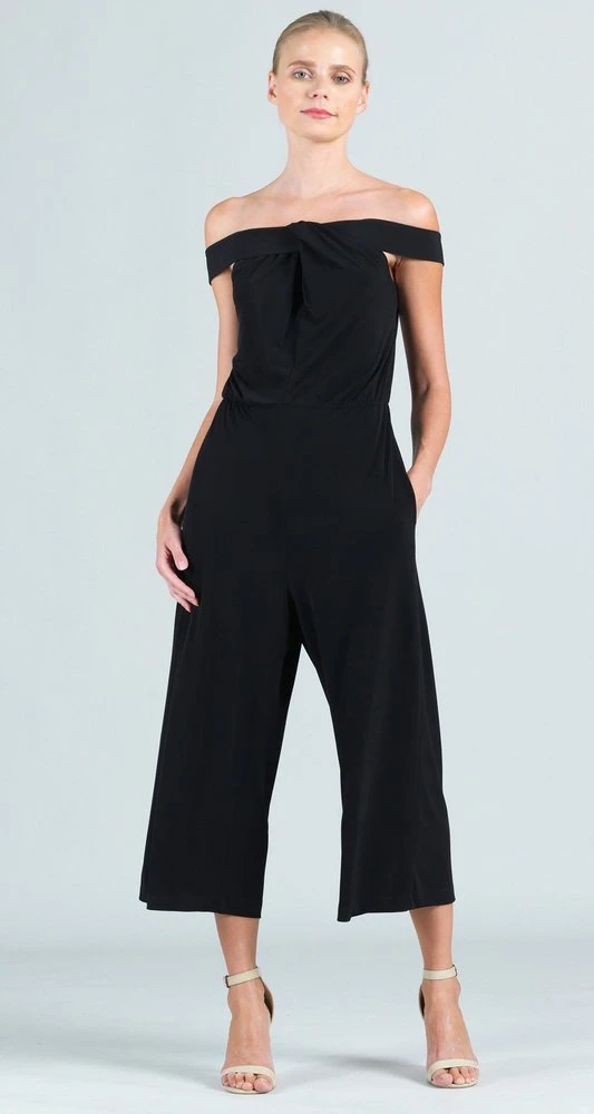Grecian Halter Neckline Gaucho Jumpsuit 4 Grecian Halter Neckline Gaucho Jumpsuit - Image 2