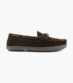 Florsheim Cozzy Tie Slipper In Chocolate