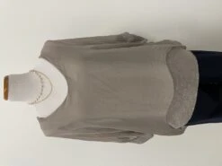 Sheer Sequin Top -Vogue Store 30634 TAUPE l