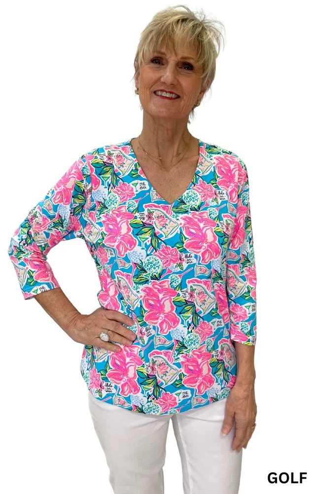 3/4 Sleeve Top 5 3/4 Sleeve Top - Image 4