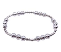Joy Pattern Sterling 6mm Bracelet