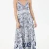 Floral Maxi Dress Ivory -Vogue Store 32352 DEFAULT l