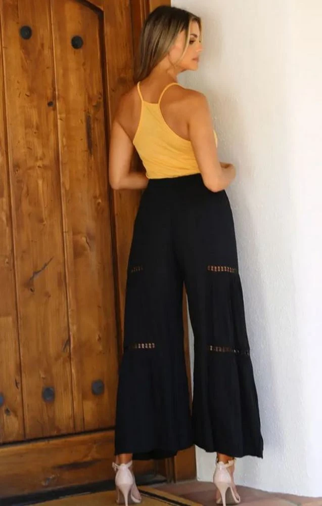 Wide Leg Pant Solid 4 Wide Leg Pant Solid - Image 2