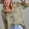 Animal Print Top