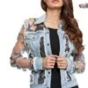 Light Denim Jacket Mesh -Vogue Store 32619 DEFAULT l