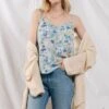 Floral V Neck Cami 2 Floral V Neck Cami -Vogue Store 32695 DEFAULT l