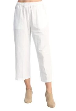 Cotton Pant -Vogue Store 32757 WHT l