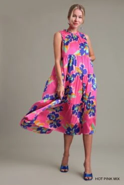 Maxi Floral Print Dress