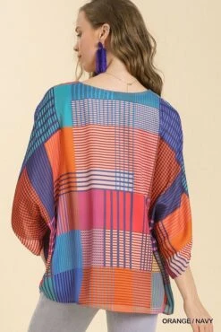 Mixed Print Top 7 Mixed Print Top -Vogue Store 32798 ORGNVY l