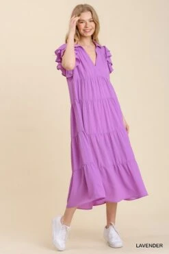 Tiered Midi Dress -Vogue Store 32818 LVNDR l