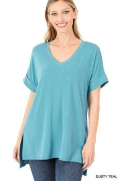 V- Neck -Vogue Store 32839 DSTYTEAL l