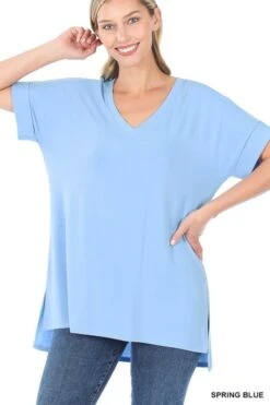 V- Neck Tee -Vogue Store 32840 SPRBLU l