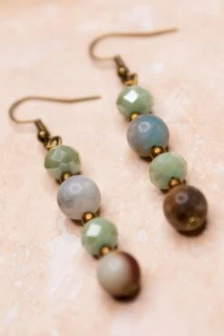 Mari Earrings Mix Amazonite