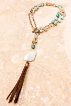 Hunter Necklace Amazonite