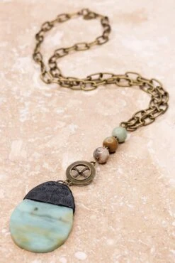 Lila Necklace Amazonite