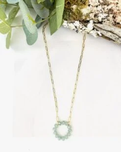 Sea/Sky Necklace- Seafoam
