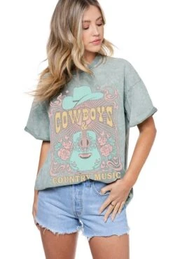 Cowboys And Country Music Tee
