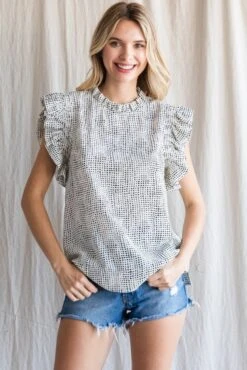 Dot Print Top