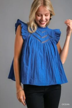 Poplin Sleeve Top